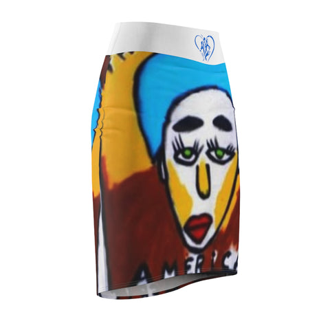 Women's HIP HOP ART Pencil Skirt (AOP) Women's HIP HOP ART Pencil Skirt (AOP)