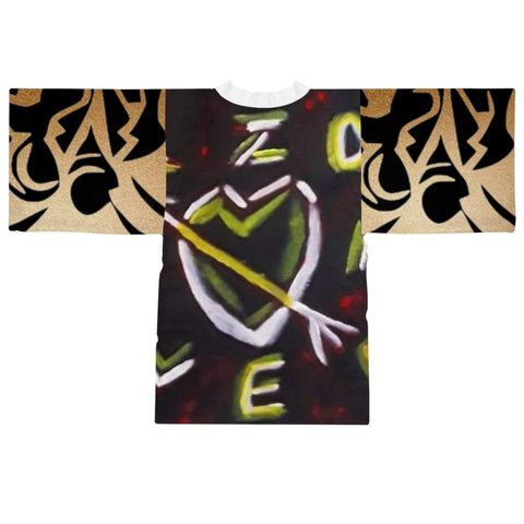 Long Sleeve HIP HOP ART Kimono Robe (AOP) Long Sleeve HIP HOP ART Kimono Robe (AOP)