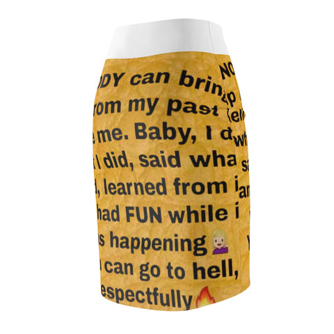 Women's HIP HOP ART Pencil Skirt (AOP) Women's HIP HOP ART Pencil Skirt (AOP)