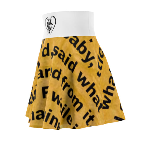 Women's  HIP HOP ART Skater Skirt (AOP) Women's  HIP HOP ART Skater Skirt (AOP)