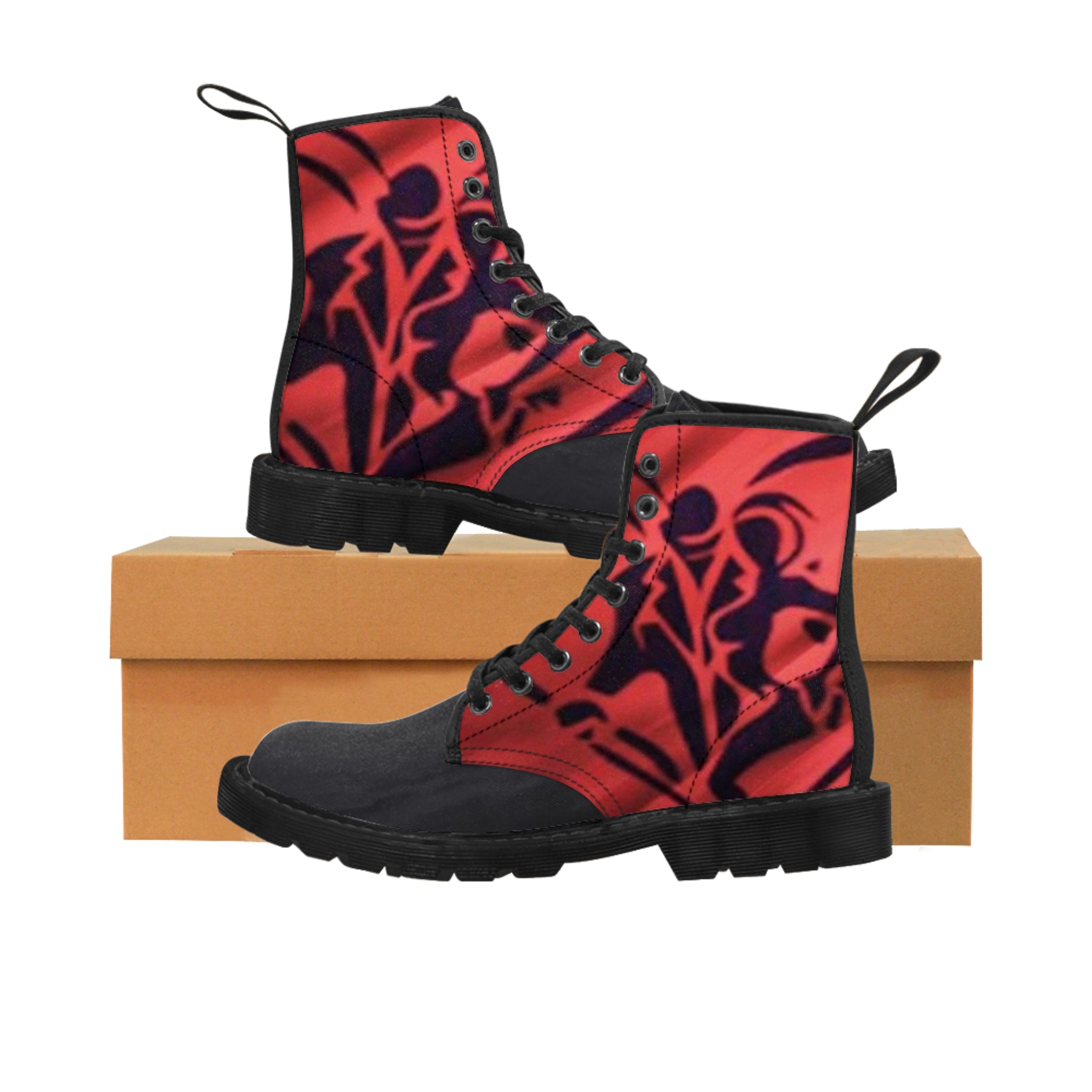 Women's Canvas HIP HOP ART Boots Women's Canvas HIP HOP ART Boots