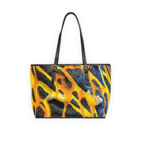 PU Abstraxxx Leather Shoulder Bag PU Abstraxxx Leather Shoulder Bag