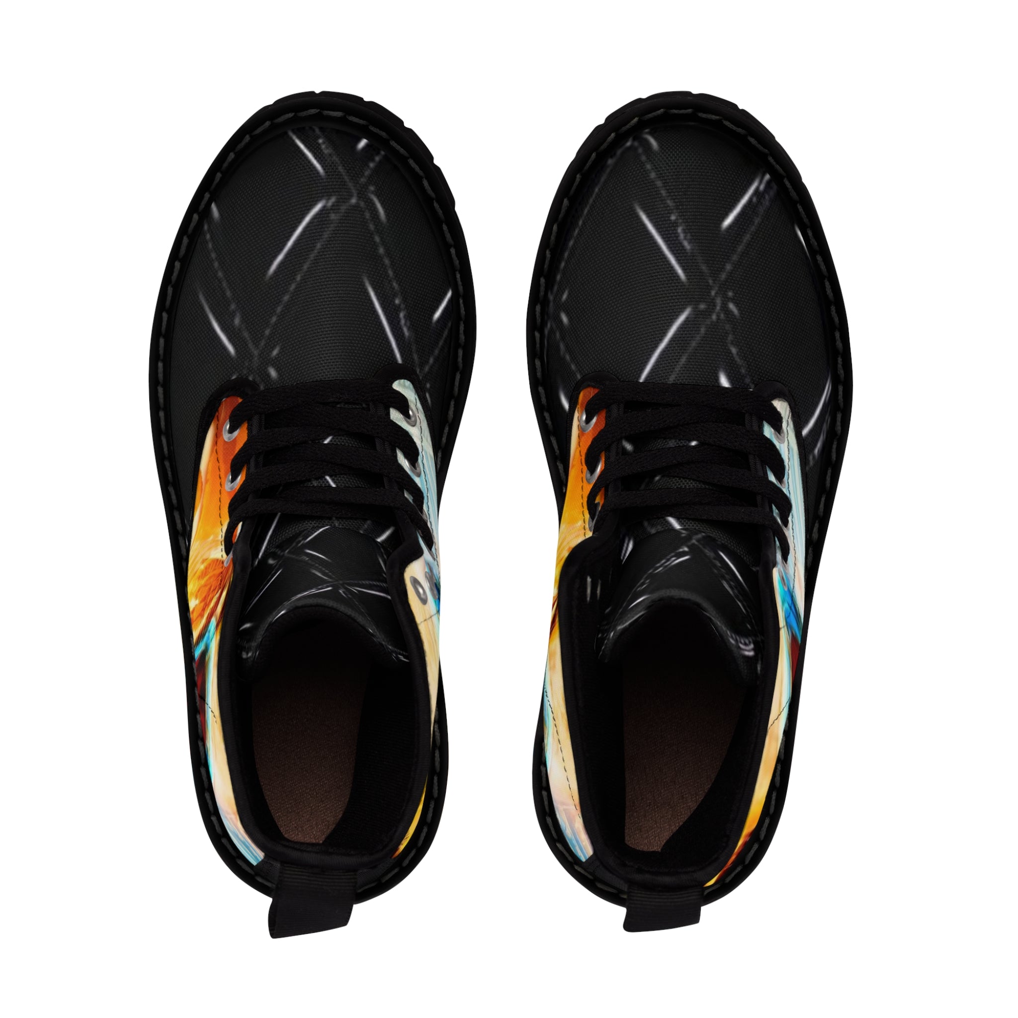 Women's Canvas HIP HOP ART Boots Women's Canvas HIP HOP ART Boots