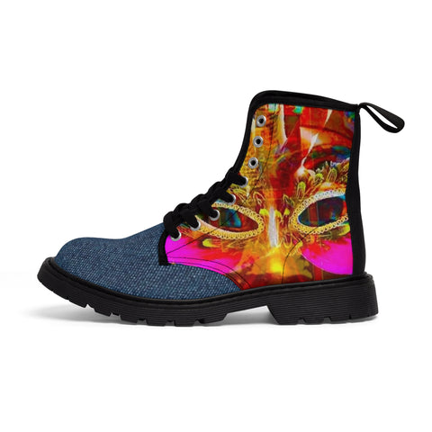 Women's Canvas  HIP HOP ART Boots Women's Canvas  HIP HOP ART Boots