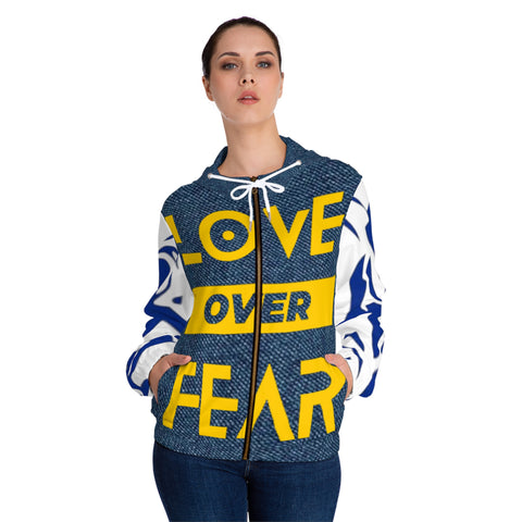 Women’s Full-Zip  HIP HOP ART Hoodie (AOP) Women’s Full-Zip  HIP HOP ART Hoodie (AOP)