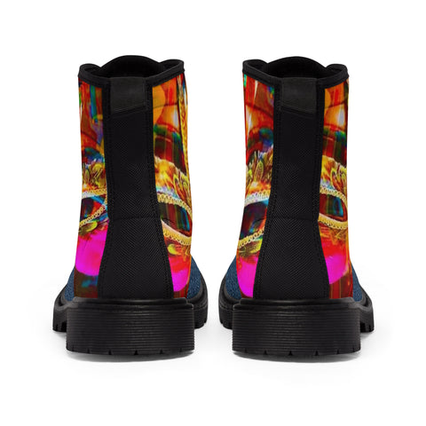 Women's Canvas  HIP HOP ART Boots Women's Canvas  HIP HOP ART Boots