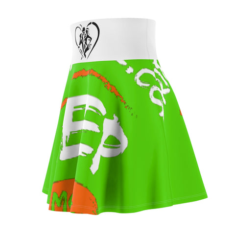Women's  HIP HOP ART Skater Skirt (AOP) Women's  HIP HOP ART Skater Skirt (AOP)