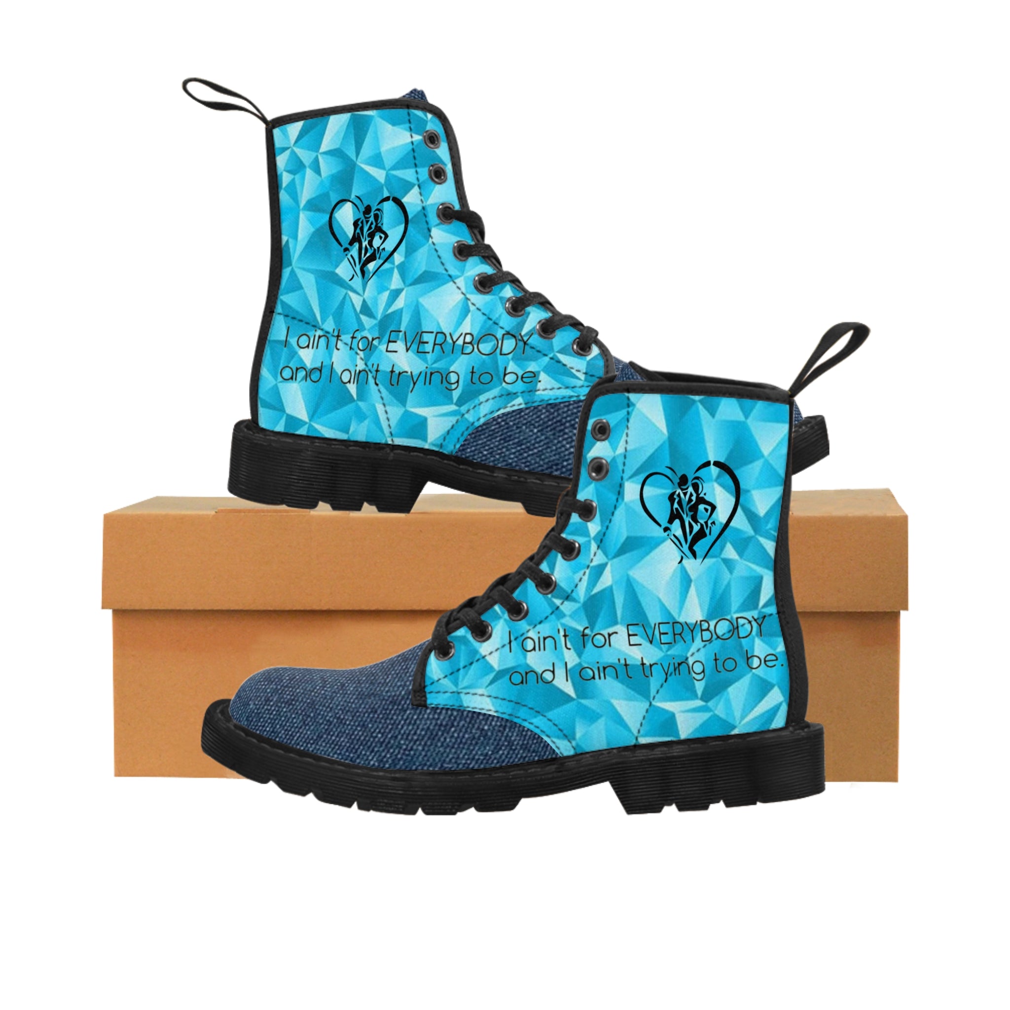 Women's Canvas HIP HOP ART Boots Women's Canvas HIP HOP ART Boots