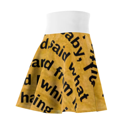 Women's  HIP HOP ART Skater Skirt (AOP) Women's  HIP HOP ART Skater Skirt (AOP)