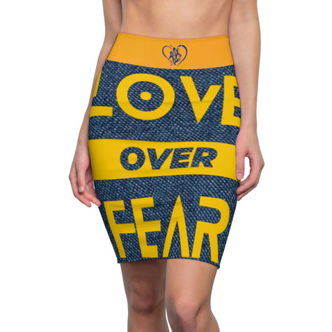 Women's HIP HOP ART Pencil Skirt (AOP) Women's HIP HOP ART Pencil Skirt (AOP)