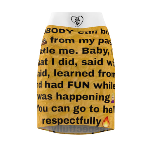 Women's HIP HOP ART Pencil Skirt (AOP) Women's HIP HOP ART Pencil Skirt (AOP)