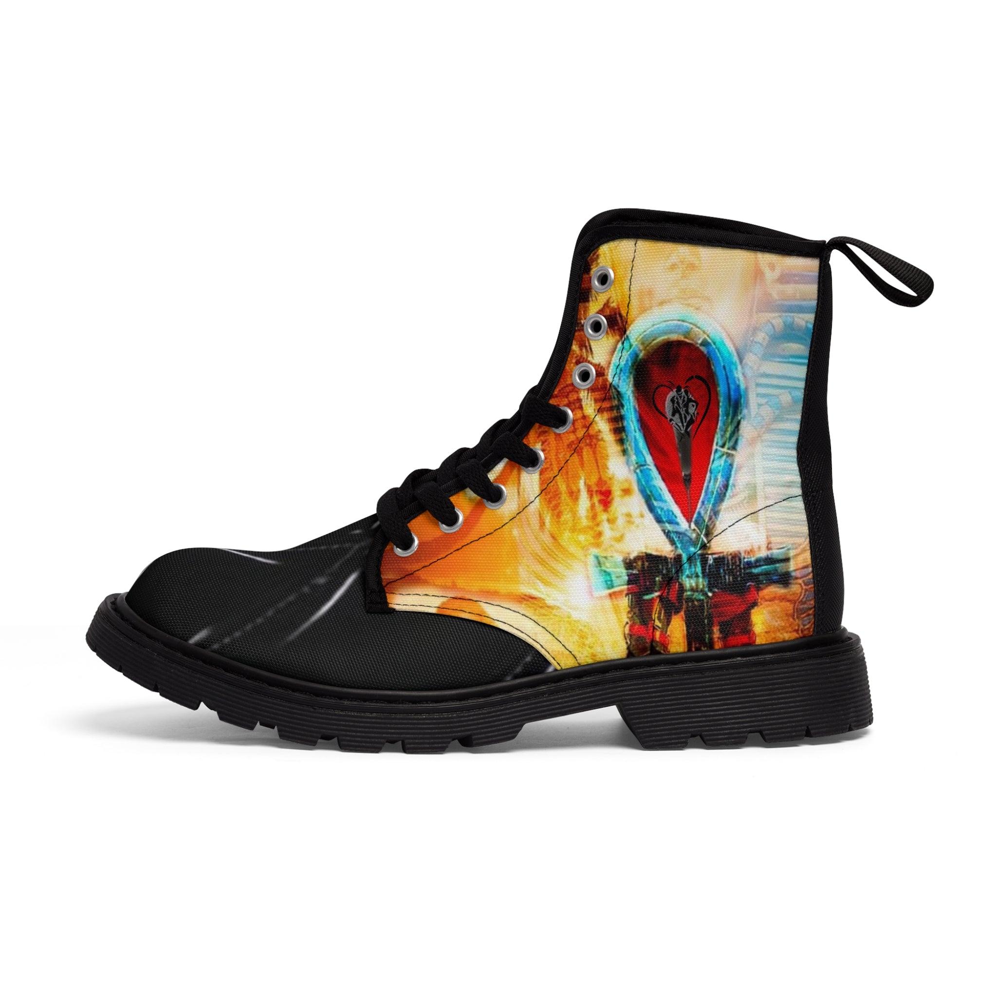 Women's Canvas HIP HOP ART Boots Women's Canvas HIP HOP ART Boots