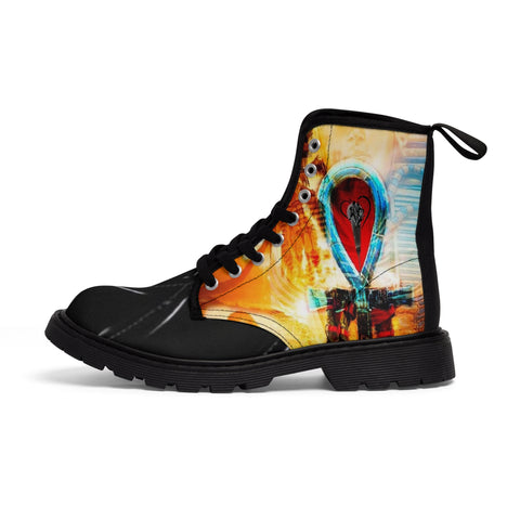 Women's Canvas HIP HOP ART Boots Women's Canvas HIP HOP ART Boots