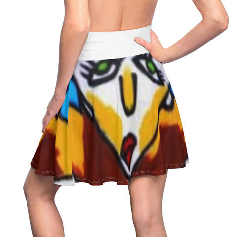 Women's  HIP HOP ART Skater Skirt (AOP) Women's  HIP HOP ART Skater Skirt (AOP)