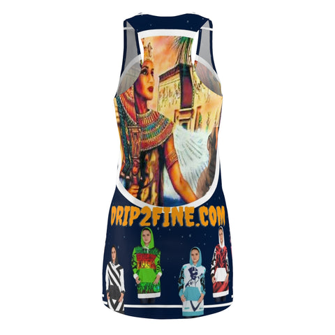 Women's Cut & Sew  HIP HOP ART Racerback Dress (AOP) Women's Cut & Sew  HIP HOP ART Racerback Dress (AOP)
