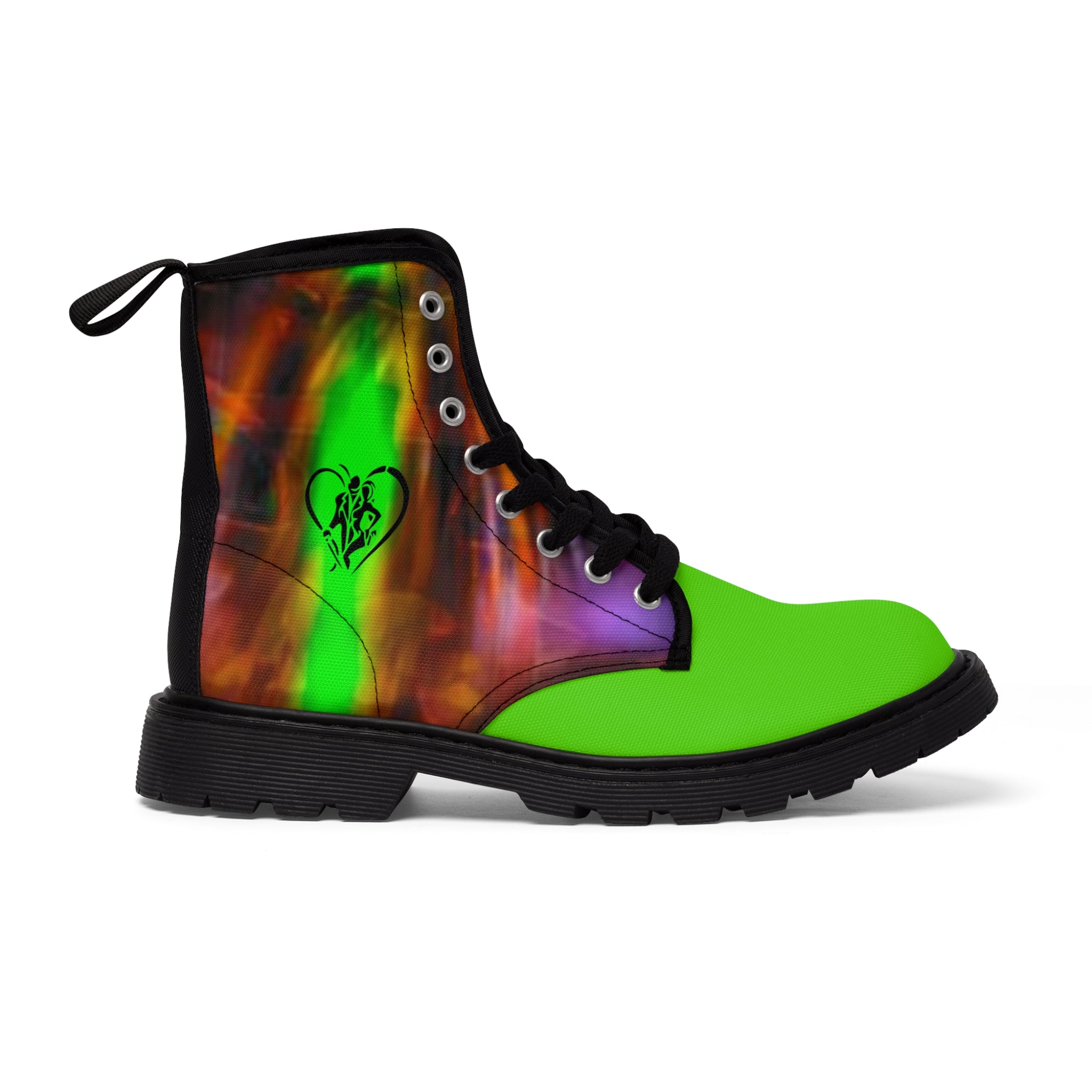 Women's Canvas HIP HOP ART Boots Women's Canvas HIP HOP ART Boots