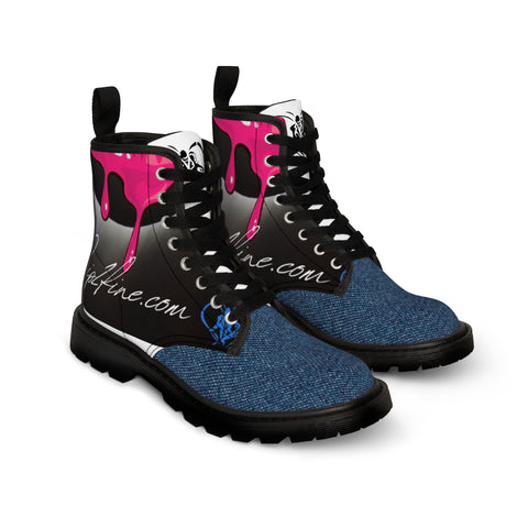 Women's Canvas HIP HOP ART Boots Women's Canvas HIP HOP ART Boots