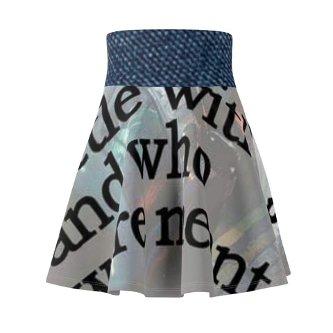 Women's  HIP HOP ART Skater Skirt (AOP) Women's  HIP HOP ART Skater Skirt (AOP)
