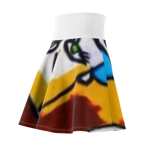 Women's  HIP HOP ART Skater Skirt (AOP) Women's  HIP HOP ART Skater Skirt (AOP)