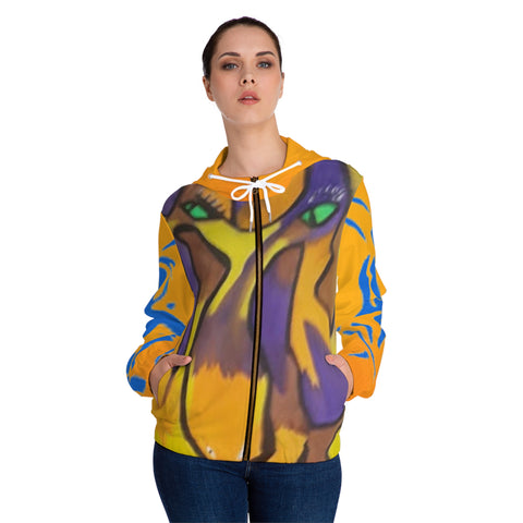 Women’s Full-Zip HIP HOP ART Hoodie (AOP) Women’s Full-Zip HIP HOP ART Hoodie (AOP)