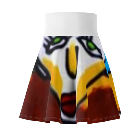 Women's  HIP HOP ART Skater Skirt (AOP) Women's  HIP HOP ART Skater Skirt (AOP)