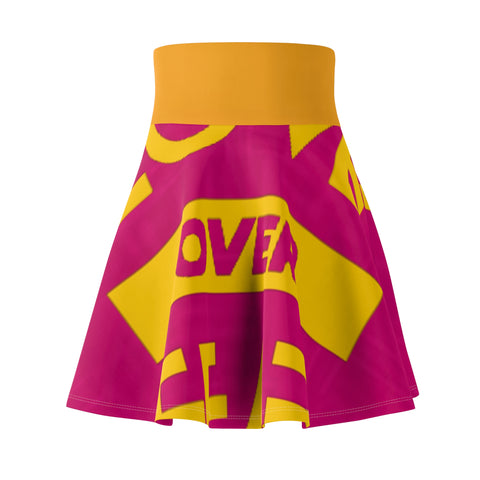 Women's  HIP HOP ART Skater Skirt (AOP) Women's  HIP HOP ART Skater Skirt (AOP)
