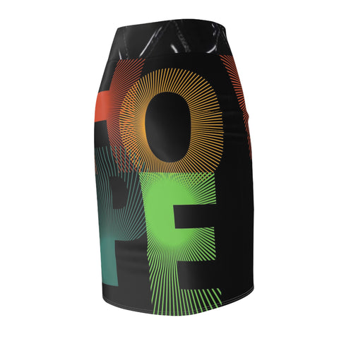Women's HIP HOP ART Pencil Skirt (AOP) Women's HIP HOP ART Pencil Skirt (AOP)