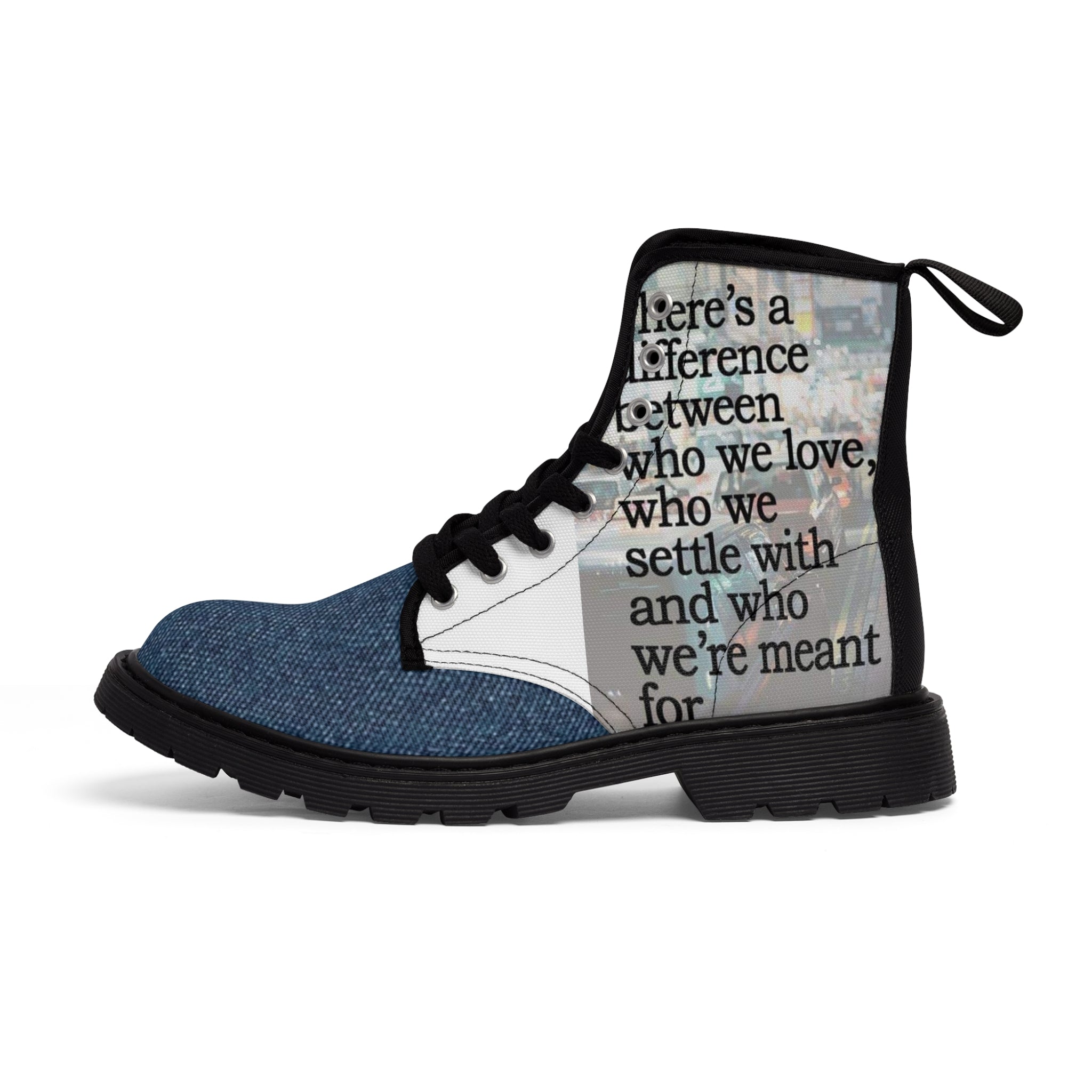 Women's Canvas HIP HOP ART Boots Women's Canvas HIP HOP ART Boots
