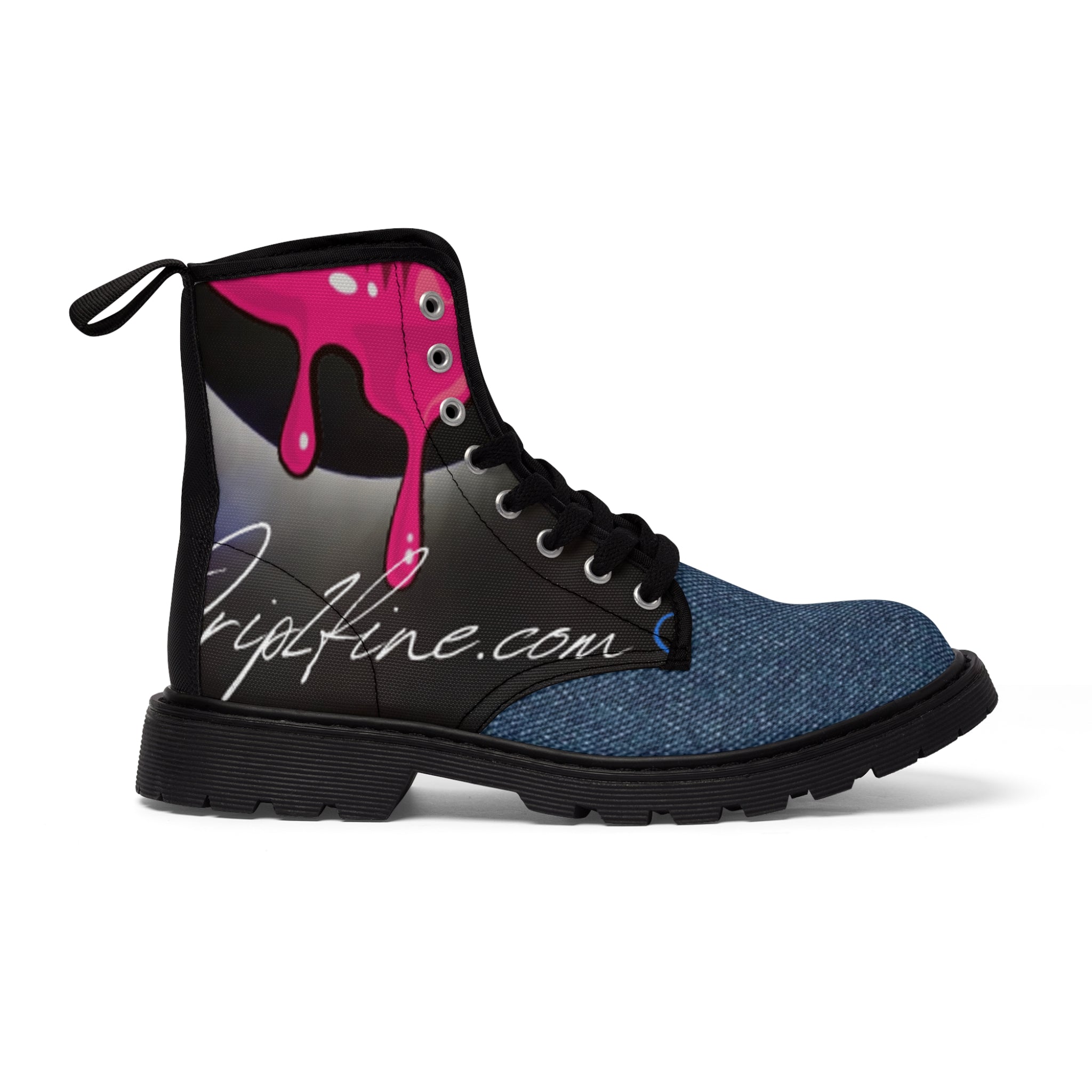 Women's Canvas HIP HOP ART Boots Women's Canvas HIP HOP ART Boots