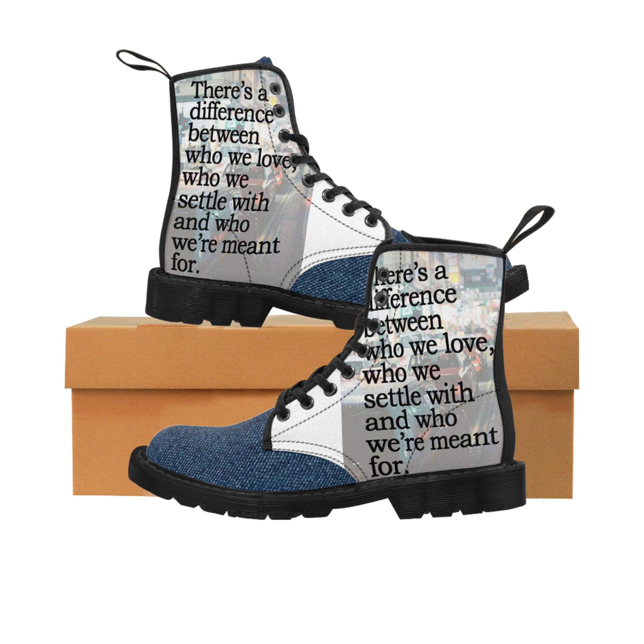 Women's Canvas HIP HOP ART Boots Women's Canvas HIP HOP ART Boots