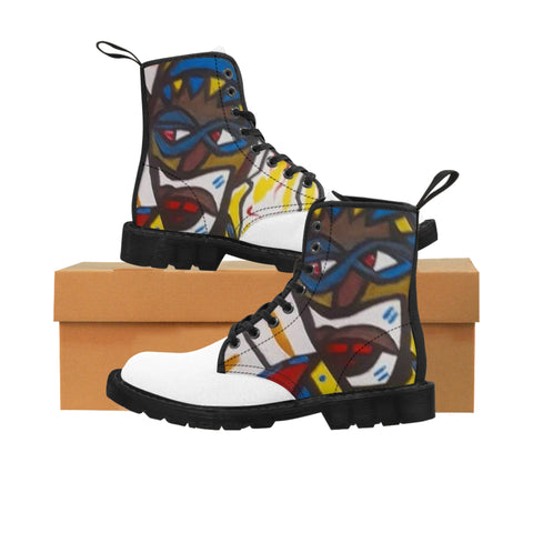 Women's Canvas HIP HOP ART Boots Women's Canvas HIP HOP ART Boots