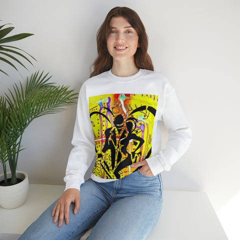 Unisex Heavy Blend™ HIP HOP ART Crewneck Sweatshirt Unisex Heavy Blend™ HIP HOP ART Crewneck Sweatshirt