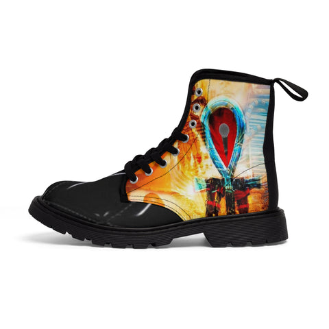 Women's Canvas HIP HOP ART Boots Women's Canvas HIP HOP ART Boots