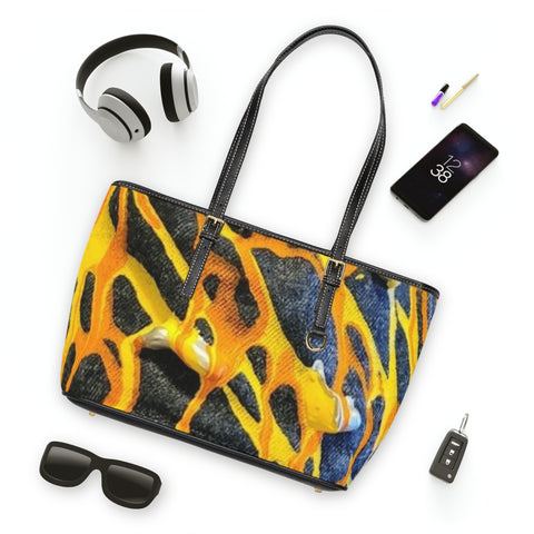 PU Abstraxxx Leather Shoulder Bag PU Abstraxxx Leather Shoulder Bag