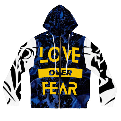 Women’s Full-Zip  HIP HOP ART Hoodie (AOP) Women’s Full-Zip  HIP HOP ART Hoodie (AOP)