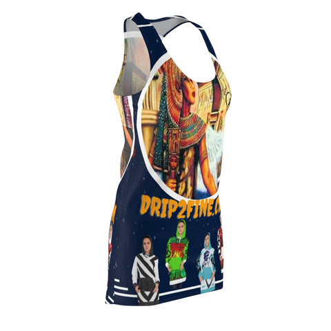 Women's Cut & Sew  HIP HOP ART Racerback Dress (AOP) Women's Cut & Sew  HIP HOP ART Racerback Dress (AOP)