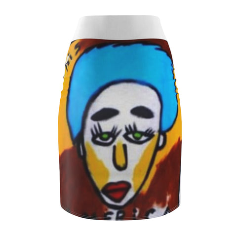 Women's HIP HOP ART Pencil Skirt (AOP) Women's HIP HOP ART Pencil Skirt (AOP)