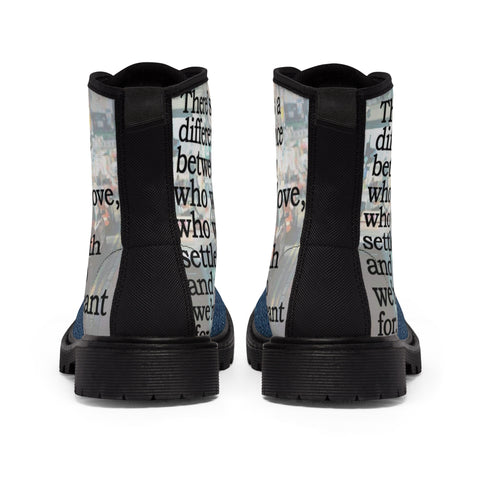 Women's Canvas HIP HOP ART Boots Women's Canvas HIP HOP ART Boots