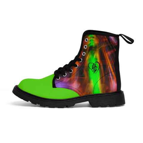 Women's Canvas HIP HOP ART Boots Women's Canvas HIP HOP ART Boots
