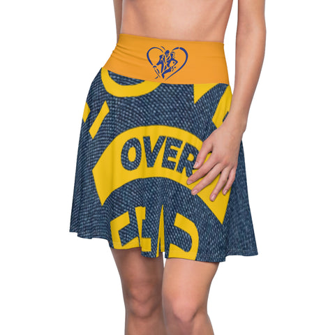Women's  HIP  HOP ART Skater Skirt (AOP) Women's  HIP  HOP ART Skater Skirt (AOP)