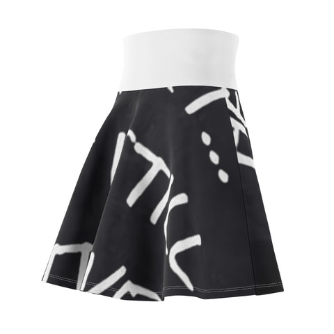 Women's  HIP HOP ART Skater Skirt (AOP) Women's  HIP HOP ART Skater Skirt (AOP)