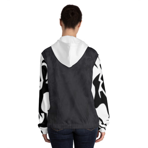 Women’s Full-Zip  HIP HOP ART Hoodie (AOP) Women’s Full-Zip  HIP HOP ART Hoodie (AOP)