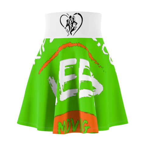 Women's  HIP HOP ART Skater Skirt (AOP) Women's  HIP HOP ART Skater Skirt (AOP)