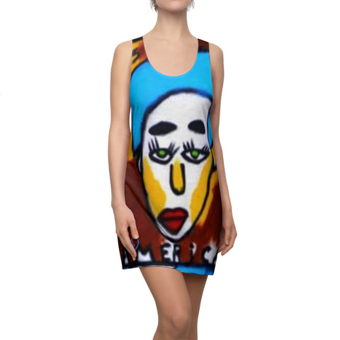 Women's Cut & Sew HIP HOP ART Racerback Dress (AOP) Women's Cut & Sew HIP HOP ART Racerback Dress (AOP)