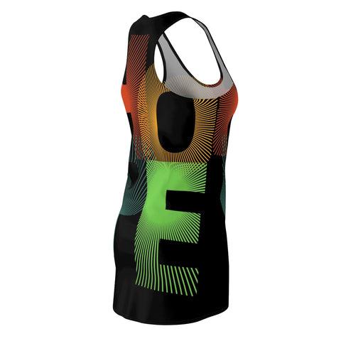Women's Cut & Sew  HIP HOP ART Racerback Dress (AOP) Women's Cut & Sew  HIP HOP ART Racerback Dress (AOP)