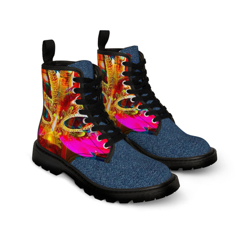 Women's Canvas HIP HOP ART Boots Women's Canvas HIP HOP ART Boots