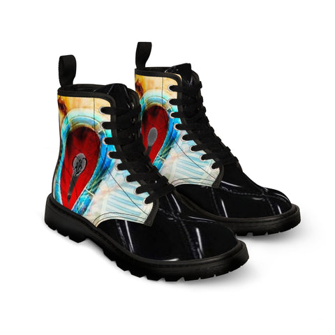 Women's Canvas HIP HOP ART Boots Women's Canvas HIP HOP ART Boots