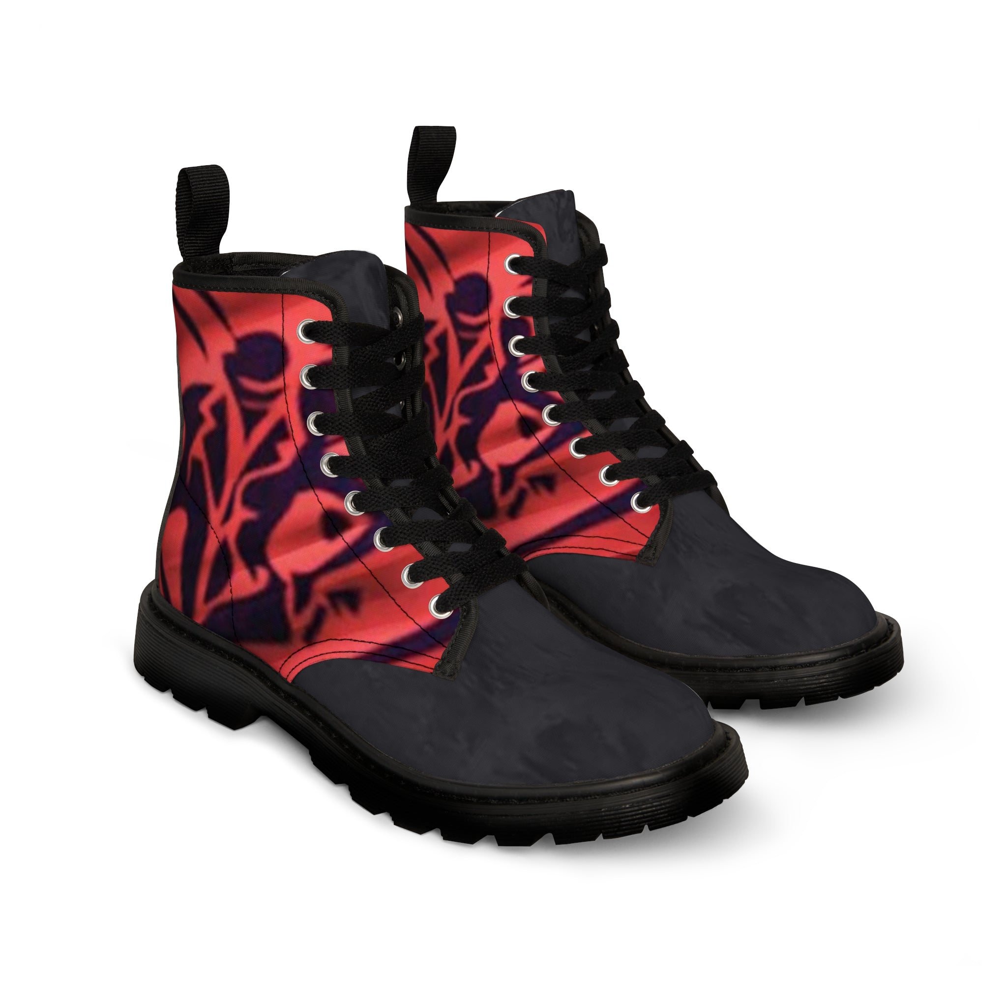 Women's Canvas HIP HOP ART Boots Women's Canvas HIP HOP ART Boots