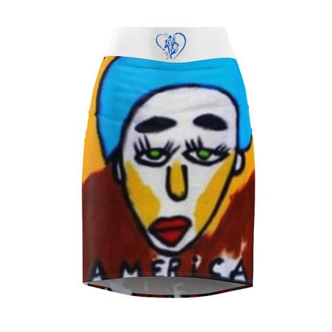 Women's HIP HOP ART Pencil Skirt (AOP) Women's HIP HOP ART Pencil Skirt (AOP)