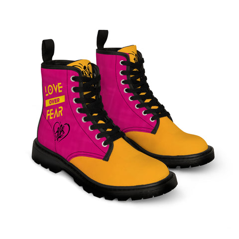 Women's Canvas HIP HOP ART Boots Women's Canvas HIP HOP ART Boots